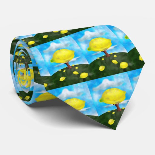 レモンの木 ネクタイ (ロール)