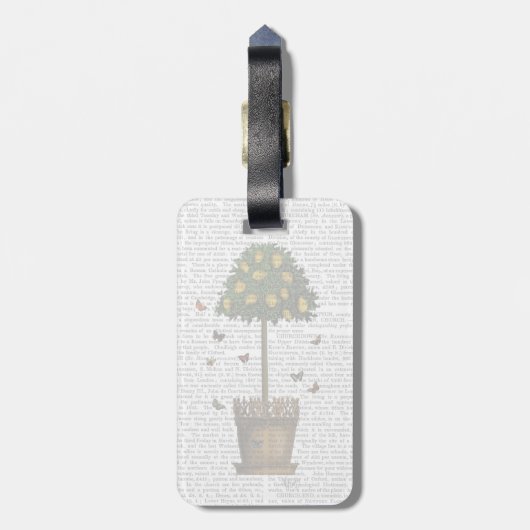 レモンの木 ラゲッジタグ (裏面縦)