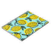 レモンの果実：夏のヴィンテージ模様。 ノートブック (左側)