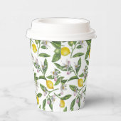レモンの枝と花と果実 紙コップ (右)