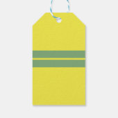 レモンの枝と茶のブライダルシャワーありがとう ギフトタグ (裏面)