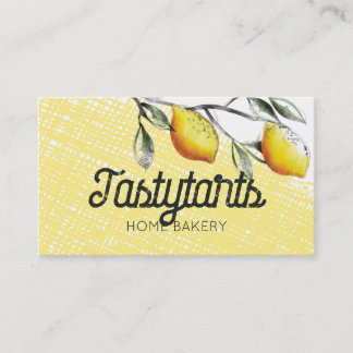 レモンの枝料理ベーキングケータリングビジネスc... 名刺