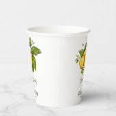 レモンの植物 紙コップ (右)