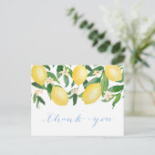 レモンの水の色シャワーありがとう ポストカード (スタンド正面)