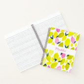 レモンの水彩模様 ノートブック (内部)