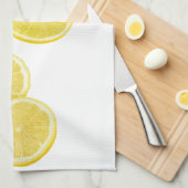 レモンの破片 キッチンタオル (四つ折り)
