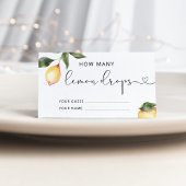 レモンの粒の数 エンクロージャーカード