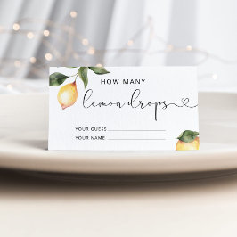 レモンの粒の数 エンクロージャーカード