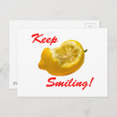 レモンの組み合保わせ笑顔！ ポストカード (正面/裏面)