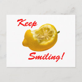レモンの組み合保わせ笑顔！ ポストカード