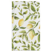 レモンの緑の赤ちゃんシャワー スモールペーパーバッグ (裏面)