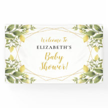 レモンの緑の赤ちゃんシャワー