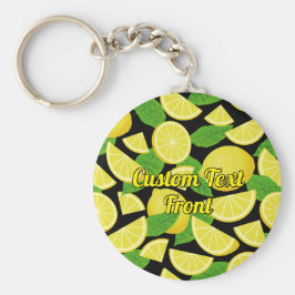 レモンの背景 キーホルダー