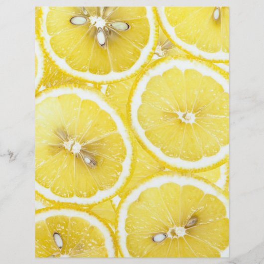 レモンの背景 チラシ (正面)