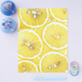レモンの背景 チラシ (シングル)