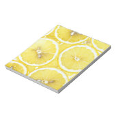 レモンの背景 ノートパッド (回転)