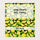 レモンの背景 名刺 (外部フラット)