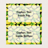 レモンの背景 名刺 (内部フラット)