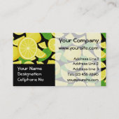レモンの背景 名刺 (正面)