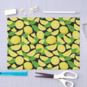 レモンの背景 薄葉紙 (クラフト)
