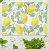 レモンの花 キッチンタオル (折り畳み)