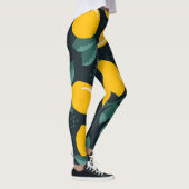 レモンの花、ヴィンテージ夏の風合い。 レギンス (右)