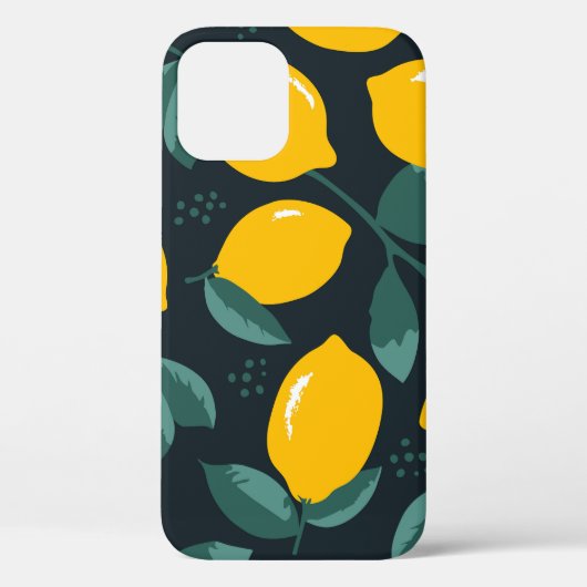 レモンの花、ヴィンテージ夏の風合い。 Case-Mate iPhoneケース (裏面)