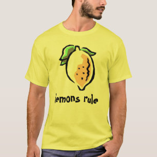 レモンの規則のワイシャツ Tシャツ