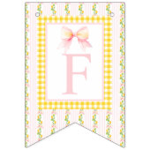 レモンの誕生日グランドミレニアルバンティングバナー バンティングフラッグ (第2の旗)