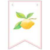 レモンの誕生日グランドミレニアルバンティングバナー バンティングフラッグ (第1の旗)