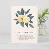 レモンの赤ちゃんシャワー 招待状 (スタンド正面)