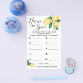 レモンの香りでスパイス当てゲーム カード (シングル)