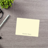 レモンの黄色の名前 ポストイット