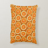 レモンはパターンをスライスします アクセントクッション (裏面(縦))