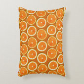 レモンはパターンをスライスします アクセントクッション (正面(垂直))