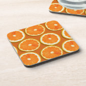 レモンはパターンをスライスします コースター (左側)