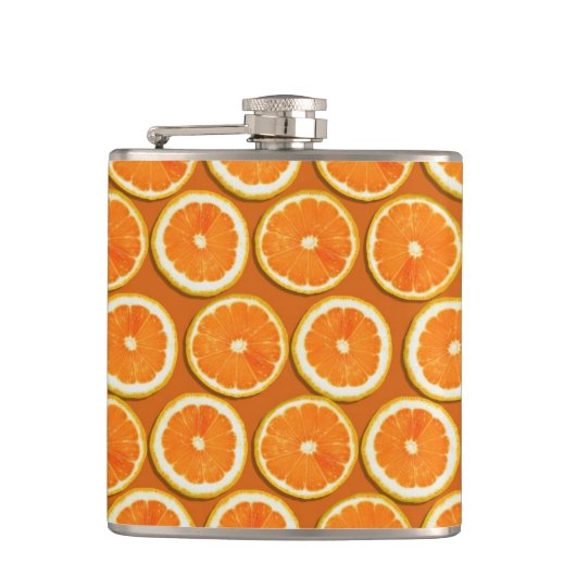 レモンはパターンをスライスします フラスク (正面)