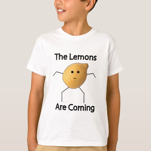 レモンは来ています! Tシャツ (正面)