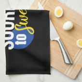 レモンやる気を起こさせる引用文サワーからスウィート キッチンタオル (四つ折り)