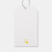 レモンやる気を起こさせる引用文サワーからスウィート ギフトタグ (裏面)