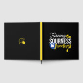 レモンやる気を起こさせる引用文サワーからスウィート ゲストブック (全面)