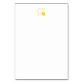 レモンやる気を起こさせる引用文サワーからスウィート テーブルナンバー (裏面)