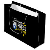 レモンやる気を起こさせる引用文サワーからスウィート ラージペーパーバッグ (正面アングル)