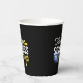 レモンやる気を起こさせる引用文サワーからスウィート 紙コップ (左)