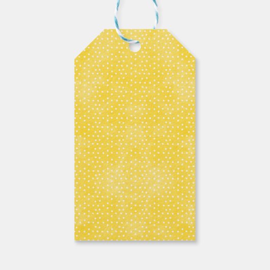 レモンをテーマにしたベビーシャワーメッセージカード ギフトタグ (裏面)