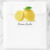 レモンを切る スクエアシール (バッグ)