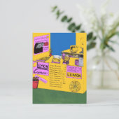 レモンを持っているなら、レモネードを作りなさい ポストカード (スタンド正面)