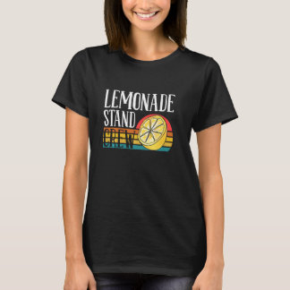 レモンアイスジュース恋人レトロ爽やかなレモネードセント Tシャツ