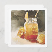 レモンアイスティーグリーティングカード シーズンカード (正面/裏面)