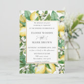 レモンアズー地中海のサマーグ結婚リーズ 招待状 (スタンド正面)